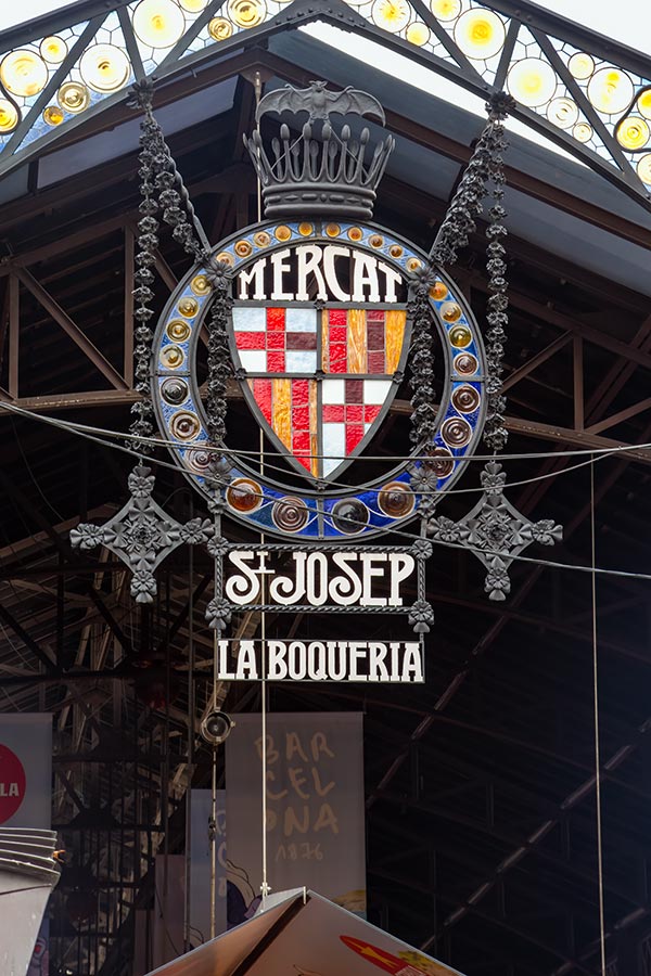 Mercat Barcelona Marketplace sign